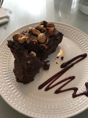 vegan chocolate cookie at The Lighthouse Cafe in Galway