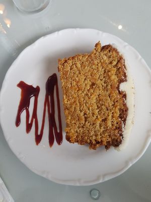 Carrot cake at The Lighthouse Cafe in Galway