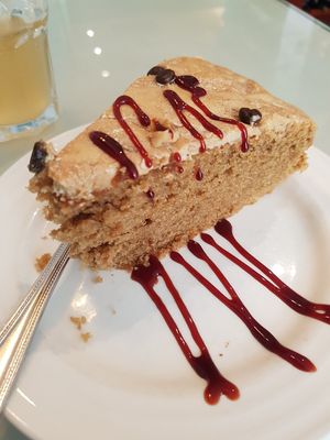 Coffee cake at The Lighthouse Cafe in Galway