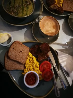 Vegan breaky at The Lighthouse Cafe in Galway