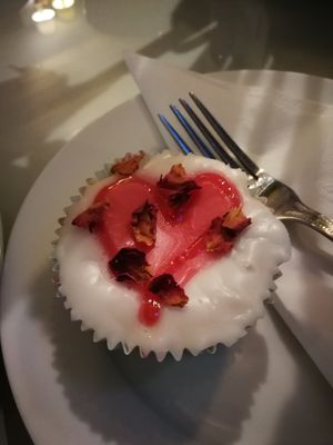 Almond rhubarbe bakewell. Just the best cake ive ever eaten. at The Lighthouse Cafe in Galway