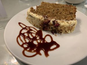 Carrot cake  at The Lighthouse Cafe in Galway