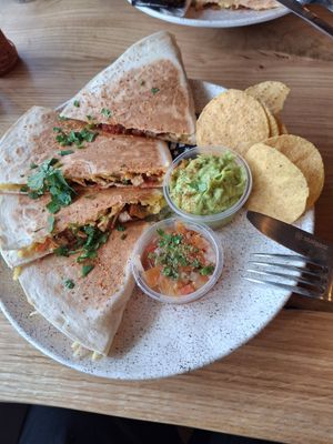 Quesadilla! at East Side Burrito in Berlin