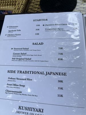 Starters/Salad  at Sai Restaurant  in Benoa