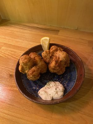 Karaage  at Vegan Izakaya Nowhere in Tokyo