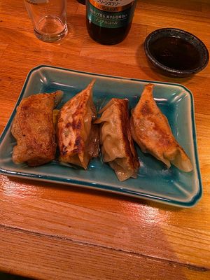 Gyoza at Vegan Izakaya Nowhere in Tokyo