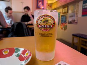 Bier ist vegan! at Vegan Izakaya Nowhere in Tokyo