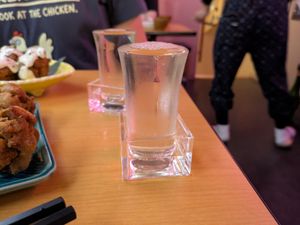 Lecker Sake 😋 at Vegan Izakaya Nowhere in Tokyo