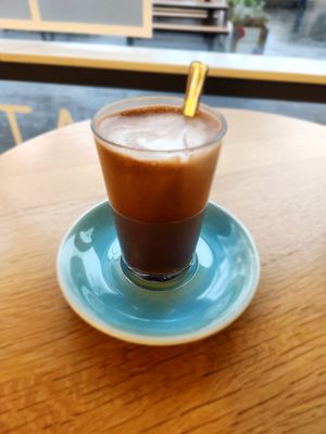 Hot chocolate at Katapult in Aachen