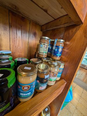 Vegan dulce de leche options at Nothofagus Almacén de Alimentos Naturales in Chubut