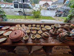 Local made potteh at Nothofagus Almacén de Alimentos Naturales in Chubut