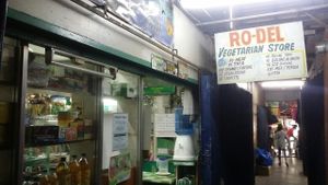 shop front at Ro-Dhel Vegetarian in Olongapo City
