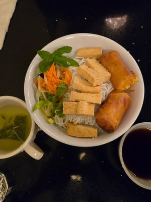 Vermicelli bowl at Lotus Moon Vegan Pho in Boulder