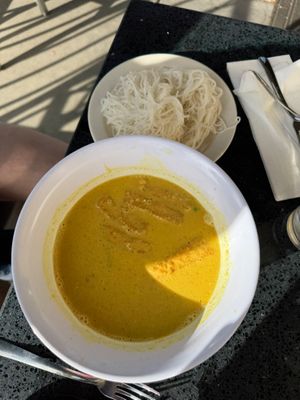 Curry at Lotus Moon Vegan Pho in Boulder