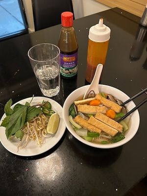 Fantastic! SUPER DELICIOUS VEGAN VIETNAMESE RESTAURANT.  at Lotus Moon Vegan Pho in Boulder