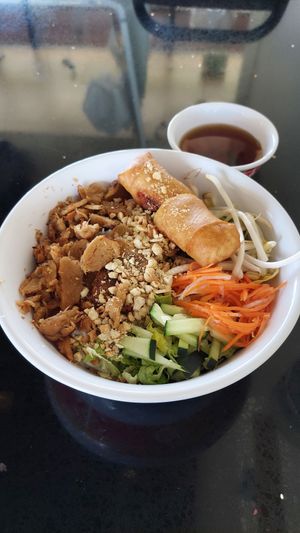 Vermicelli bowl at Lotus Moon Vegan Pho in Boulder