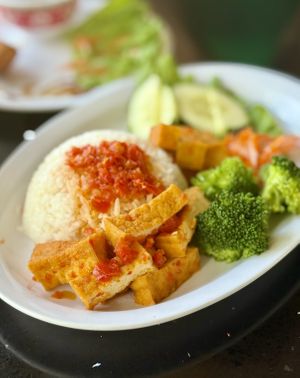   at Lotus Moon Vegan Pho in Boulder