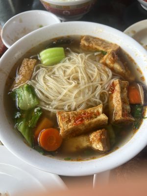   at Lotus Moon Vegan Pho in Boulder