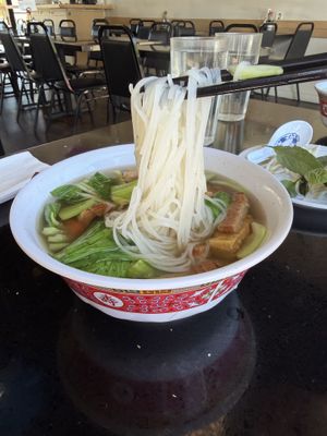   at Lotus Moon Vegan Pho in Boulder