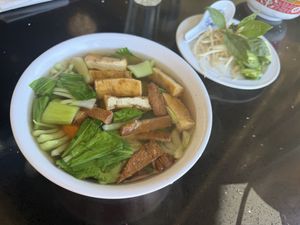   at Lotus Moon Vegan Pho in Boulder
