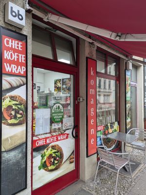 Outside of Komagene Cigköfte Berlin at Komagene Cigköfte in Berlin