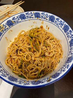 cold sesame noodles (12.95$) at 1915 Lanzhou Hand Pulled Noodles  in New York City