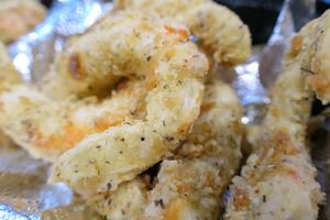 'shrimps'  at My Mama's Vegan   in Baltimore