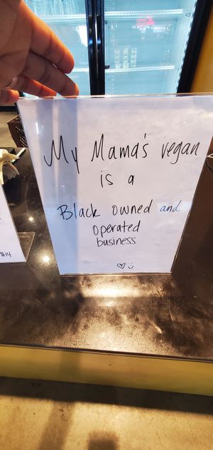  at My Mama's Vegan   in Baltimore