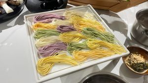  at Chongqing Donghua Temple Vegetarian Hot Pot in Chongqing