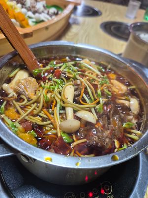  at Chongqing Donghua Temple Vegetarian Hot Pot in Chongqing