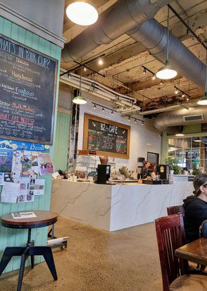 Great cafe space to relax at B2 Bistro + Bar  in West Reading