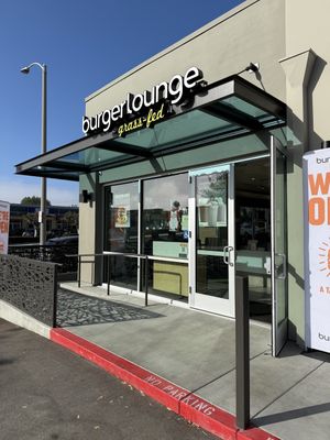 Entrance   at Burger Lounge  in Manhattan Beach