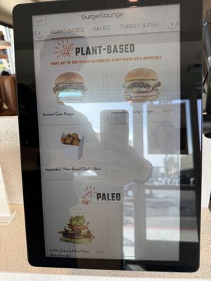 Menu  at Burger Lounge  in Manhattan Beach