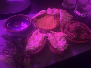 Sharing starter  at The Panacea in Louth