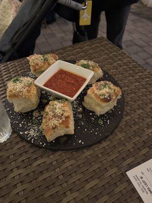 Garlic knots  at Back Porch Pizza Bar in Mount Dora