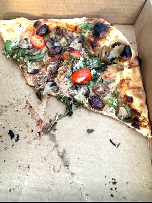 Veg out, pretty good   at Back Porch Pizza Bar in Mount Dora