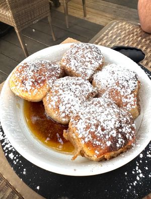 Cinnamon Naughty Nots, OMG the best! Sooo tasty!  at Back Porch Pizza Bar in Mount Dora