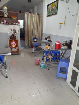 Inside seating at Co Tâm Chay in Ho Chi Minh City