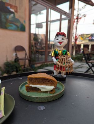 Carrot cake at Chạm Bakery Cafe in Ninh Binh