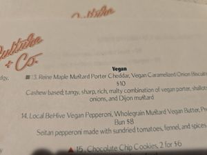 Rotating menu based on seasonal options at Culture + Co. in Nashville