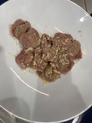 Tortelli porri e patate al burro e salvia  at Trattoria MODErNA in Montale