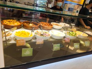 Dishes for bento at Greendot 绿一点 - Bedok Mall in East Singapore