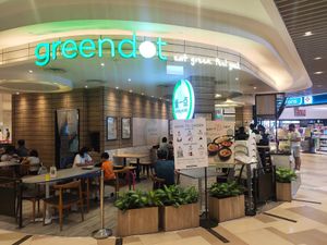Shop front at Greendot 绿一点 - Bedok Mall in East Singapore