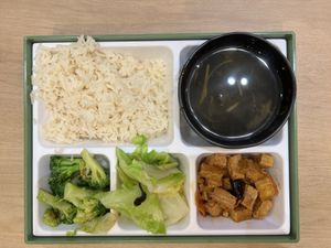 Tofu with sesame rice bento $8.50  at Greendot 绿一点 - Bedok Mall in East Singapore