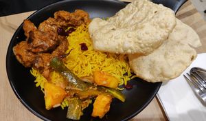 Signature Lion Mane Mushroom Rendang Rice at Greendot 绿一点 - Bedok Mall in East Singapore