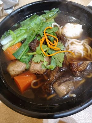 Angelica herbal noodles $8.90 at Greendot 绿一点 - Bedok Mall in East Singapore