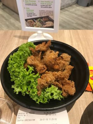 Crispy Soya Nugget at Greendot 绿一点 - Bedok Mall in East Singapore