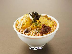 Laksa at Greendot 绿一点 - Bedok Mall in East Singapore