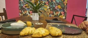 Empanadas argentinas at 22 Brasas Bar in Guadarrama