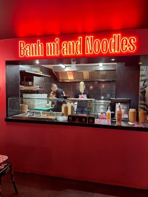 Counter at Bahn Bahn at Banh Banh in Copenhagen